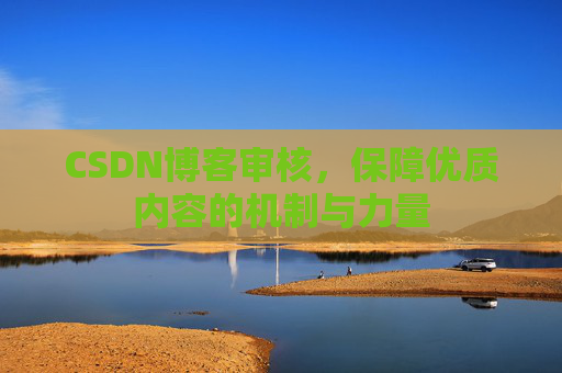 CSDN博客审核，保障优质内容的机制与力量